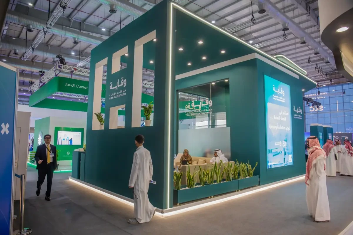 تصميم وتجهيز الأجنحة والمعارض